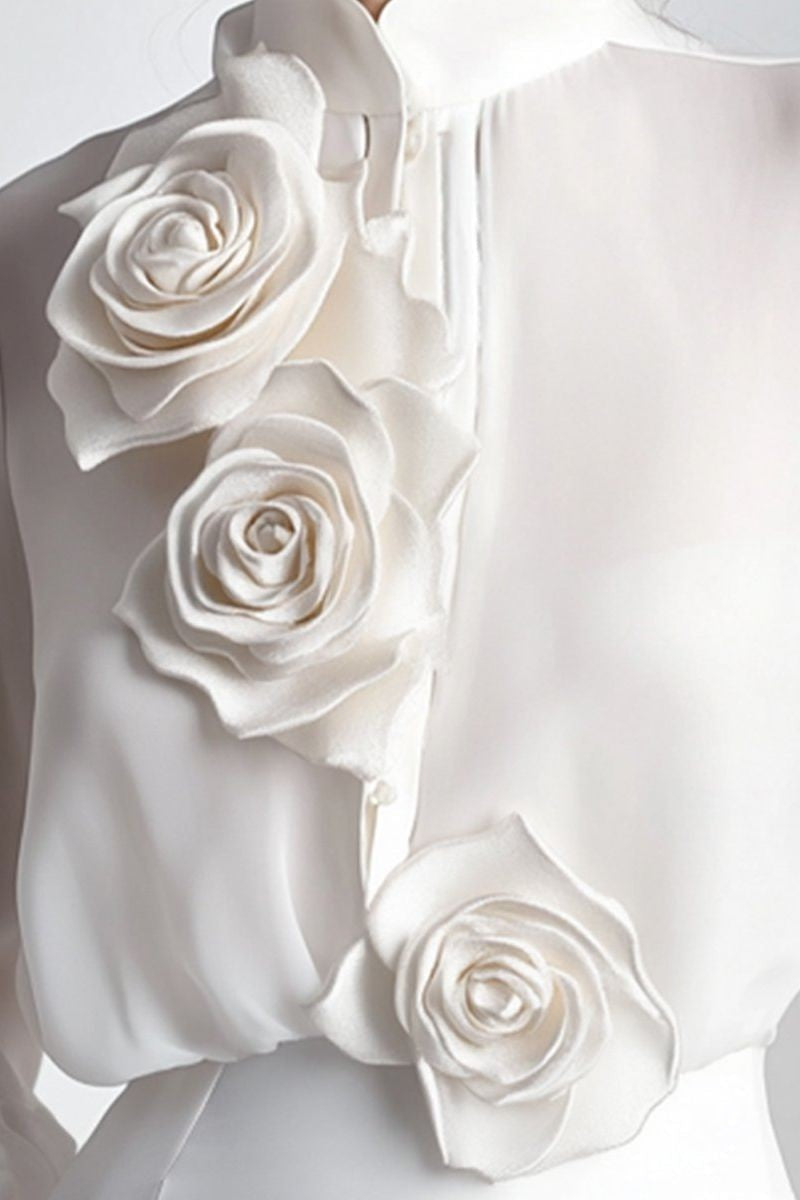 Rosette 3D Blouse