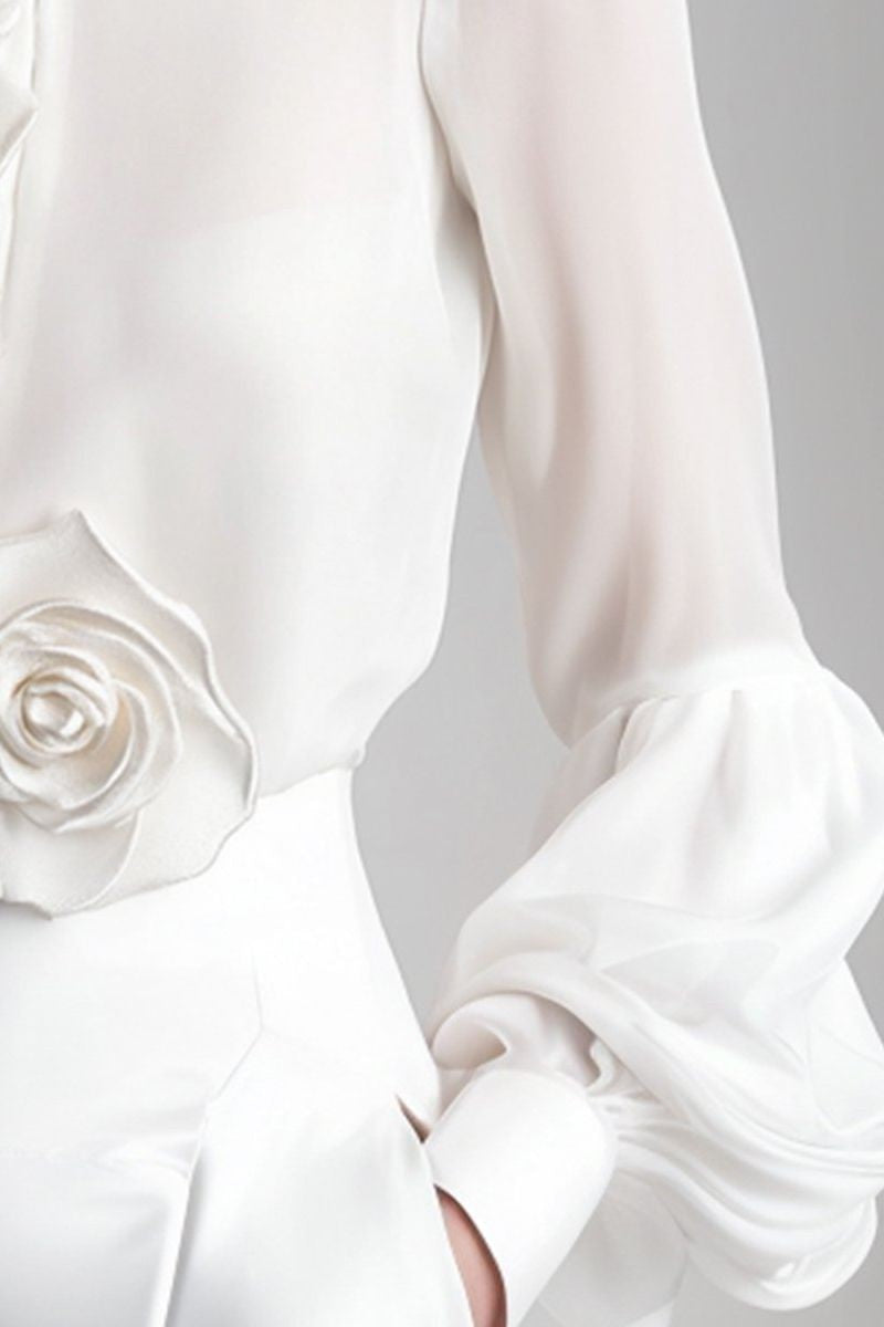 Rosette 3D Blouse
