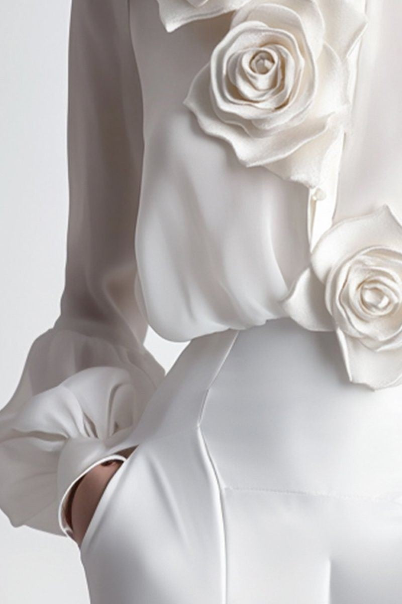 Rosette 3D Blouse